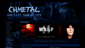 What Chmetal.info website looked like in 2017 (7 years ago)