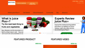 What Cristinacaprio.juiceplus.com website looked like in 2017 (7 years ago)