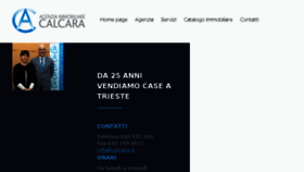 What Calcara.it website looked like in 2017 (7 years ago)