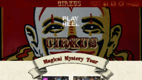 What Cirkus.co.nz website looked like in 2017 (6 years ago)