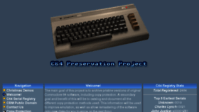 What C64preservation.com website looked like in 2017 (6 years ago)