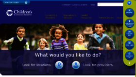 What Childrenspeds.com website looked like in 2017 (7 years ago)
