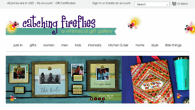 What Catchingfireflies.com website looked like in 2017 (7 years ago)
