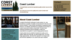 What Coastlumber.com website looked like in 2017 (7 years ago)