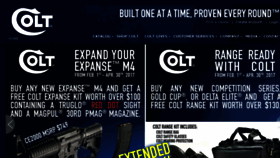 What Coltsmfg.com website looked like in 2017 (7 years ago)