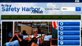 What Cityofsafetyharbor.com website looked like in 2017 (6 years ago)