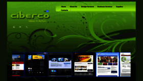 What Ciberco.com website looked like in 2017 (8 years ago)