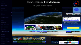What Climate-change-knowledge.org website looked like in 2017 (7 years ago)