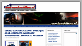 What Camionchileno.cl website looked like in 2017 (8 years ago)