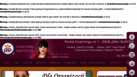 What Coachinginstitute.biz website looked like in 2017 (7 years ago)