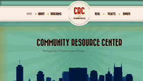 What Crcnashville.org website looked like in 2017 (7 years ago)