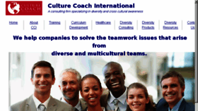 What Culturecoach.biz website looked like in 2017 (7 years ago)