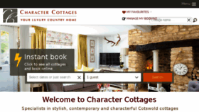 What Character-cottages.co.uk website looked like in 2017 (7 years ago)