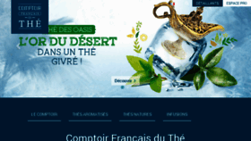 What Comptoir-francais-du-the.fr website looked like in 2017 (7 years ago)
