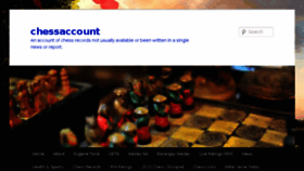 What Chessaccount.com website looked like in 2017 (7 years ago)