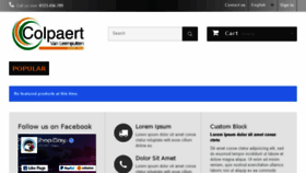 What Colpaertonline.be website looked like in 2017 (6 years ago)