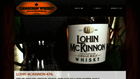 What Canadianwhisky.org website looked like in 2017 (6 years ago)