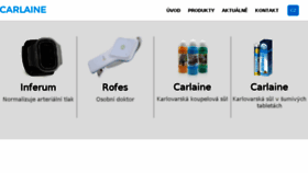What Carlaine.com website looked like in 2017 (7 years ago)