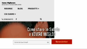 What Comemigliorare.com website looked like in 2017 (6 years ago)
