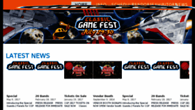 What Classicgamefest.com website looked like in 2017 (7 years ago)