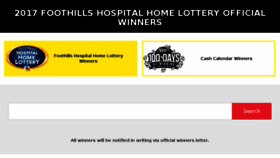 What Calgaryhospitalhomelottery.ca website looked like in 2017 (7 years ago)