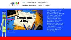 What Commoncore4kids.com website looked like in 2017 (6 years ago)