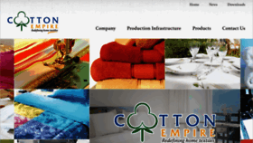 What Cottonempire.net website looked like in 2017 (7 years ago)