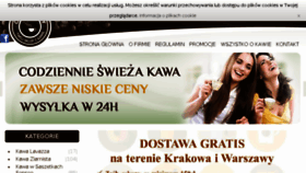 What Coffee2day.pl website looked like in 2017 (6 years ago)