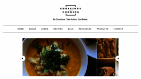 What Consciouscooking.com website looked like in 2017 (7 years ago)