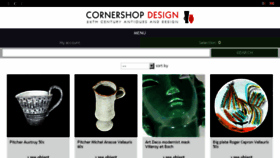 What Cornershop-design.com website looked like in 2017 (6 years ago)