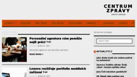 What Centrum-zpravy.cz website looked like in 2017 (7 years ago)
