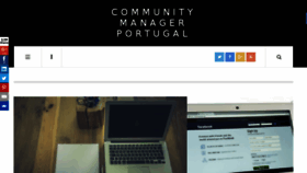 What Communitymanager.pt website looked like in 2017 (6 years ago)