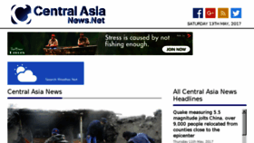 What Centralasianews.net website looked like in 2017 (6 years ago)