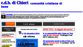 What Cdbchieri.it website looked like in 2017 (6 years ago)