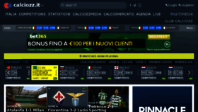 What Calciozz.it website looked like in 2017 (6 years ago)