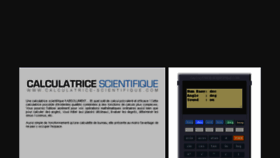 What Calculatrice-scientifique.com website looked like in 2017 (6 years ago)