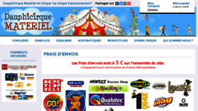 What Cirque-materiel-jonglerie.fr website looked like in 2017 (6 years ago)