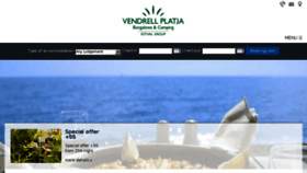 What Camping-vendrellplatja.com website looked like in 2017 (6 years ago)