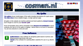What Cosman.nl website looked like in 2017 (6 years ago)