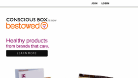 What Consciousbox.com website looked like in 2017 (6 years ago)