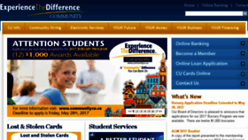 What Communitycu.ca website looked like in 2017 (8 years ago)