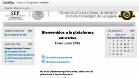 What Catedig.itlalaguna.edu.mx website looked like in 2017 (7 years ago)