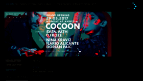 What Cocoon.net website looked like in 2017 (6 years ago)