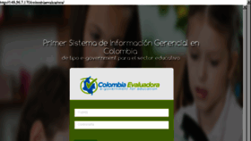 What Colombiaevaluadora.co website looked like in 2017 (6 years ago)