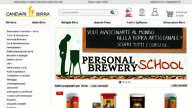 What Canevaribirra.it website looked like in 2017 (6 years ago)