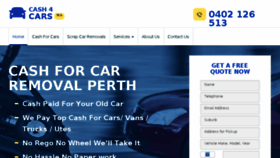 What Cash4cars-wa.com.au website looked like in 2017 (7 years ago)