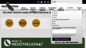 What Californiamesothelioma.com website looked like in 2017 (6 years ago)
