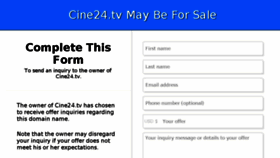 What Cine24.tv website looked like in 2017 (6 years ago)