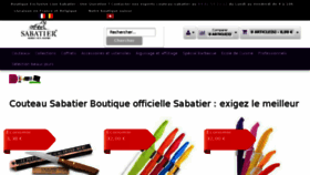 What Couteau-sabatier.fr website looked like in 2017 (6 years ago)
