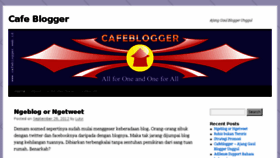 What Cafeblogger.web.id website looked like in 2017 (7 years ago)